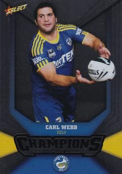 2011 NRL Champions - Silver Parallel #SP113 Carl Webb Front